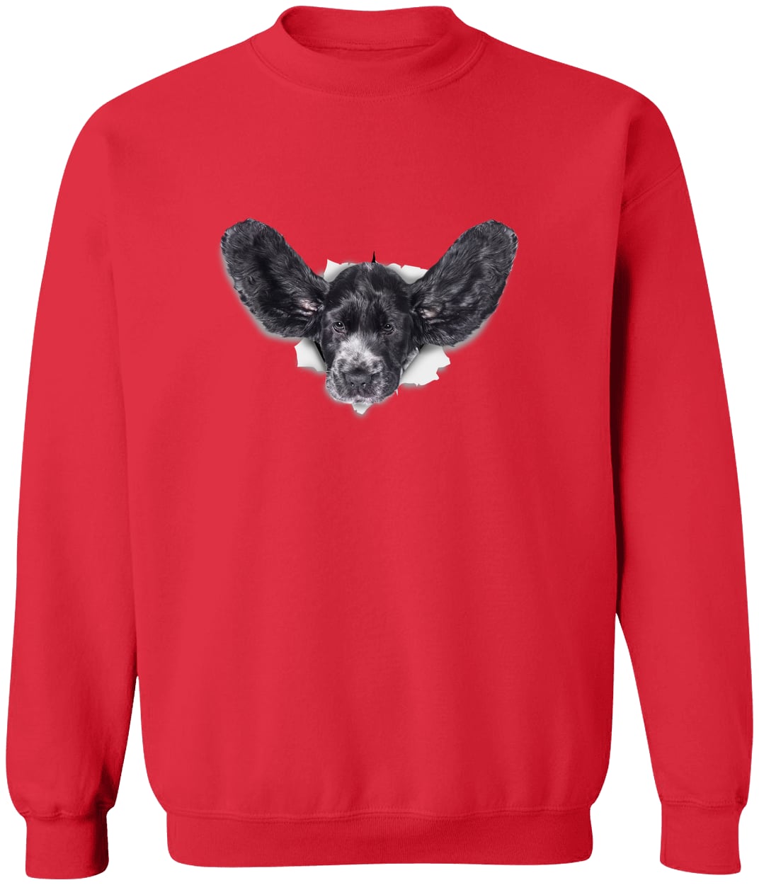 G180 Gildan Crewneck Pullover Sweatshirt - Red