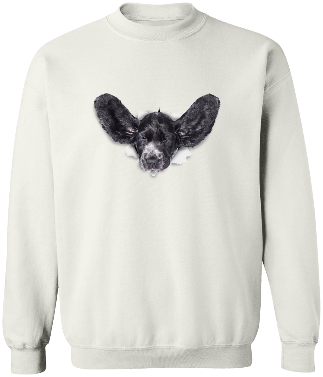 G180 Gildan Crewneck Pullover Sweatshirt - White