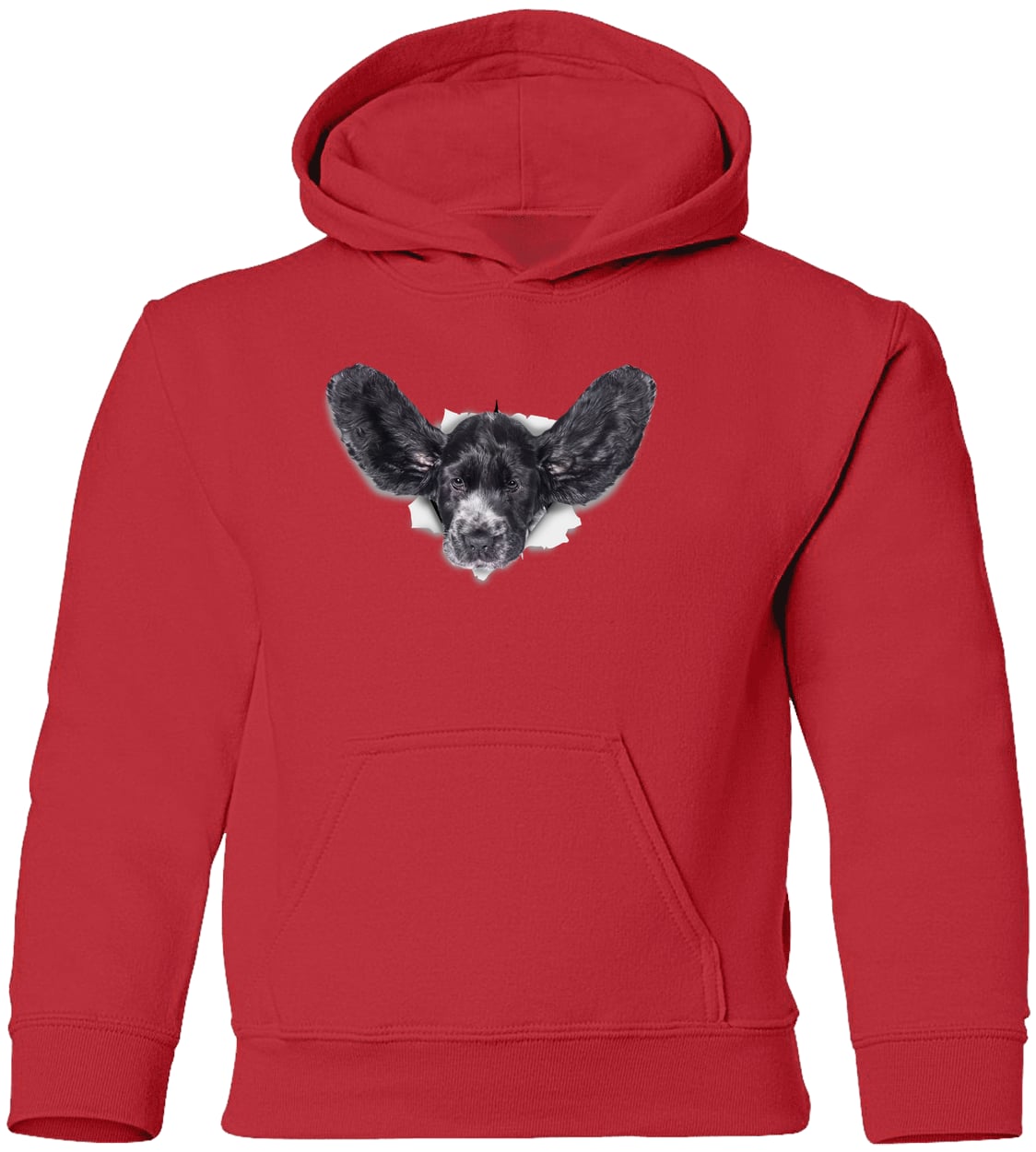 G185B Gildan Youth Pullover Hoodie - Red
