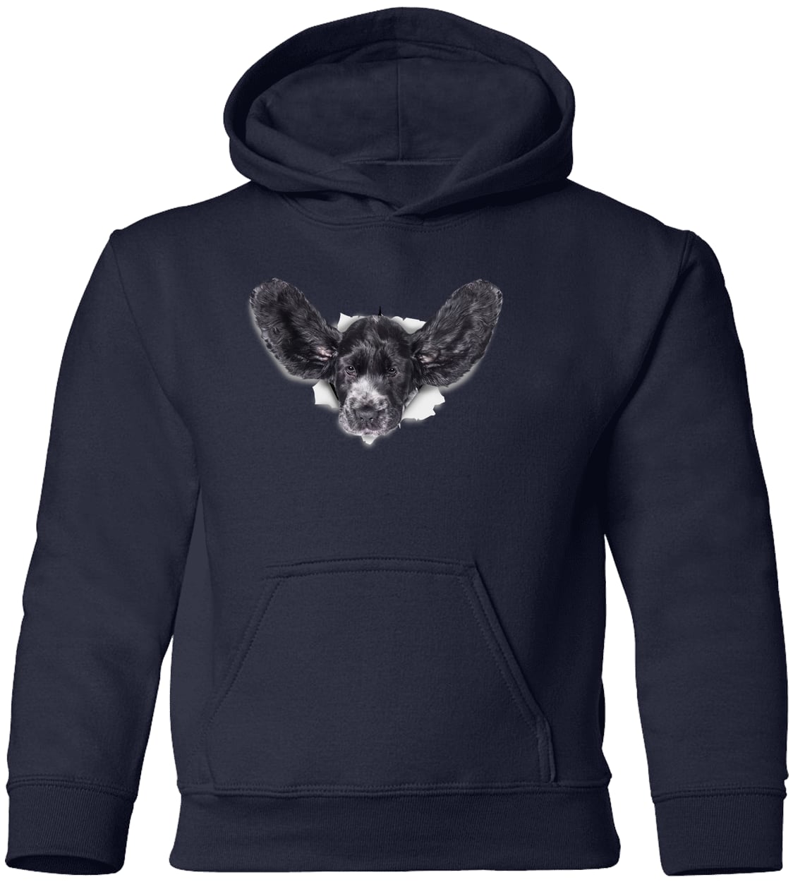 G185B Gildan Youth Pullover Hoodie - Navy