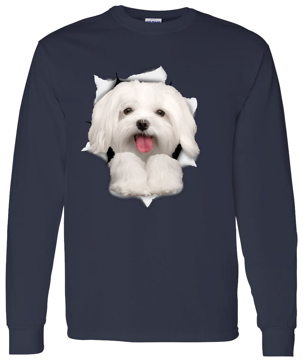 G540 LS T-Shirt 5.3 oz. - Navy
