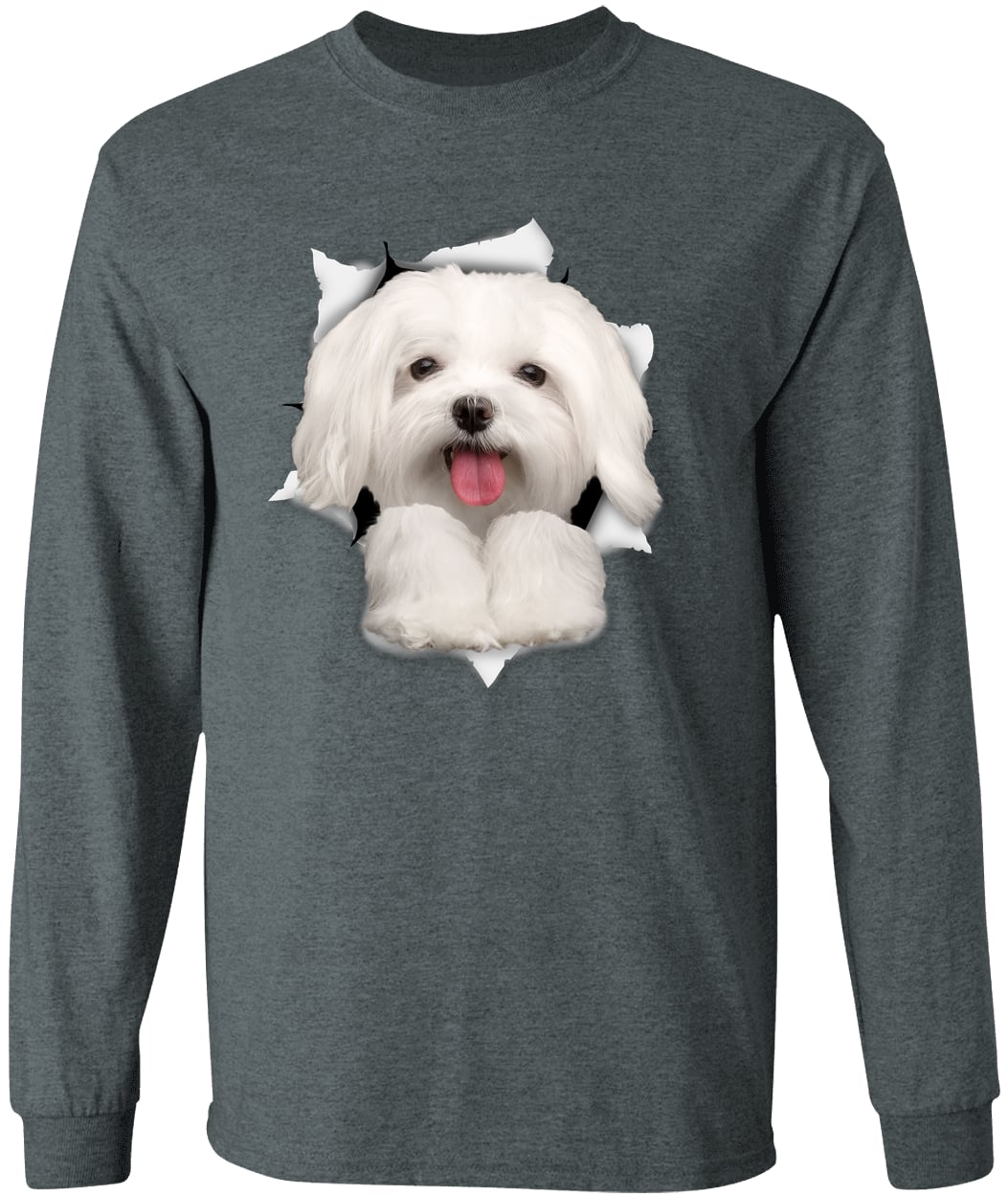 G540 LS T-Shirt 5.3 oz. - Dark Heather