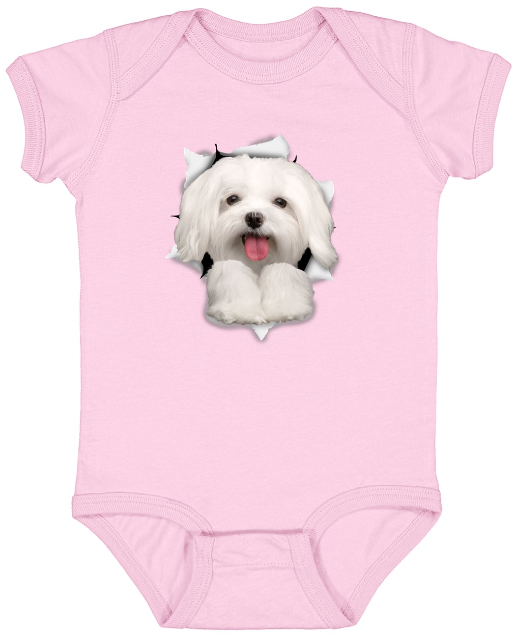4424 Infant Fine Jersey Bodysuit - Pink