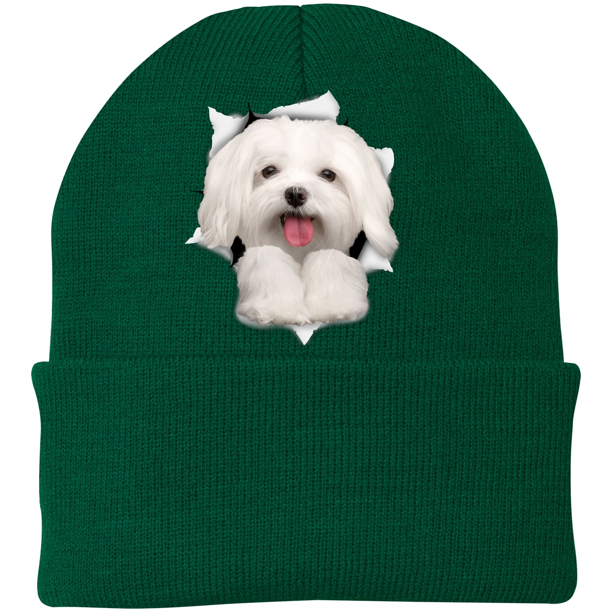 CP90 Port & Company Knit Beanie - Athletic Green