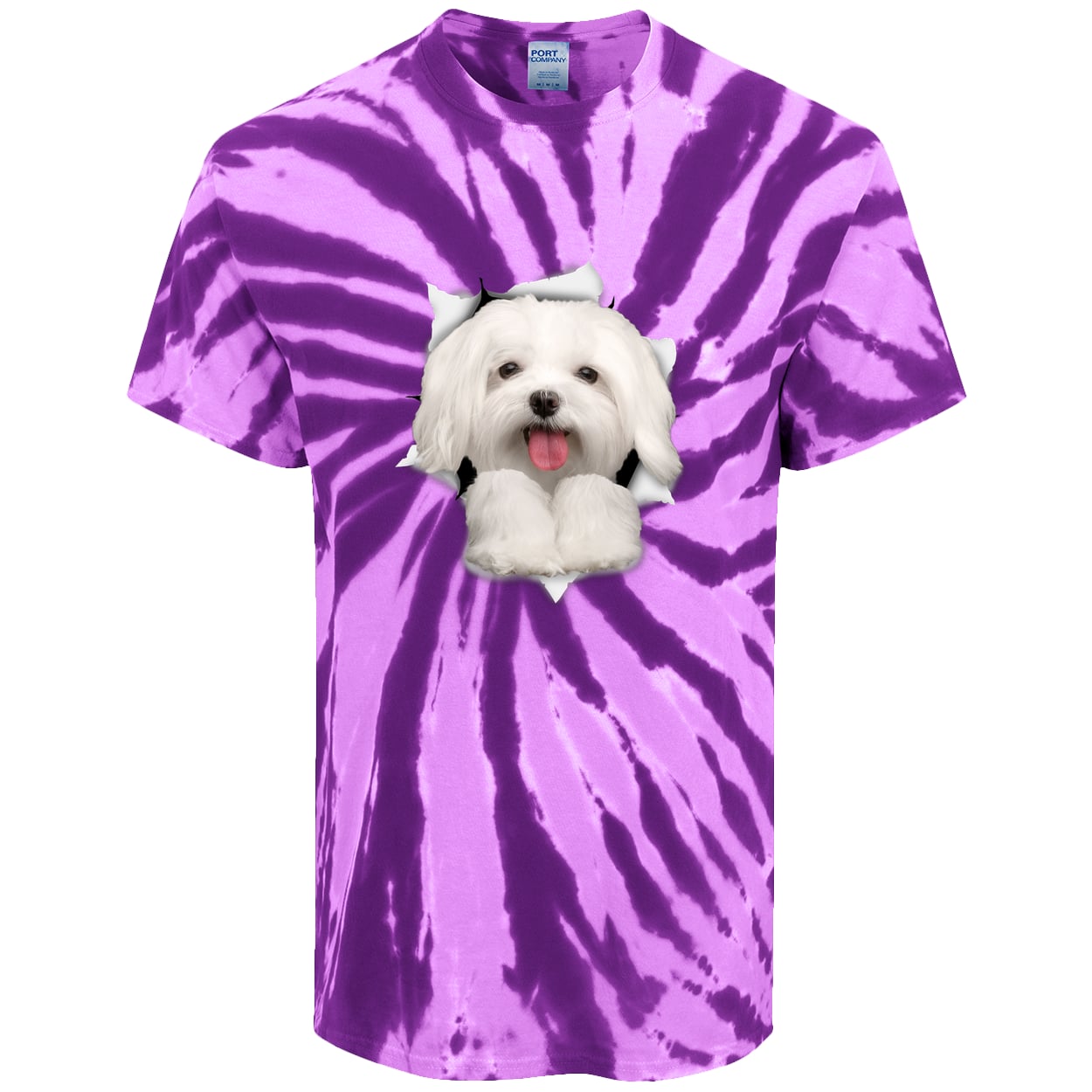 PC147 Port & Company Tie-Dye Tee - Purple