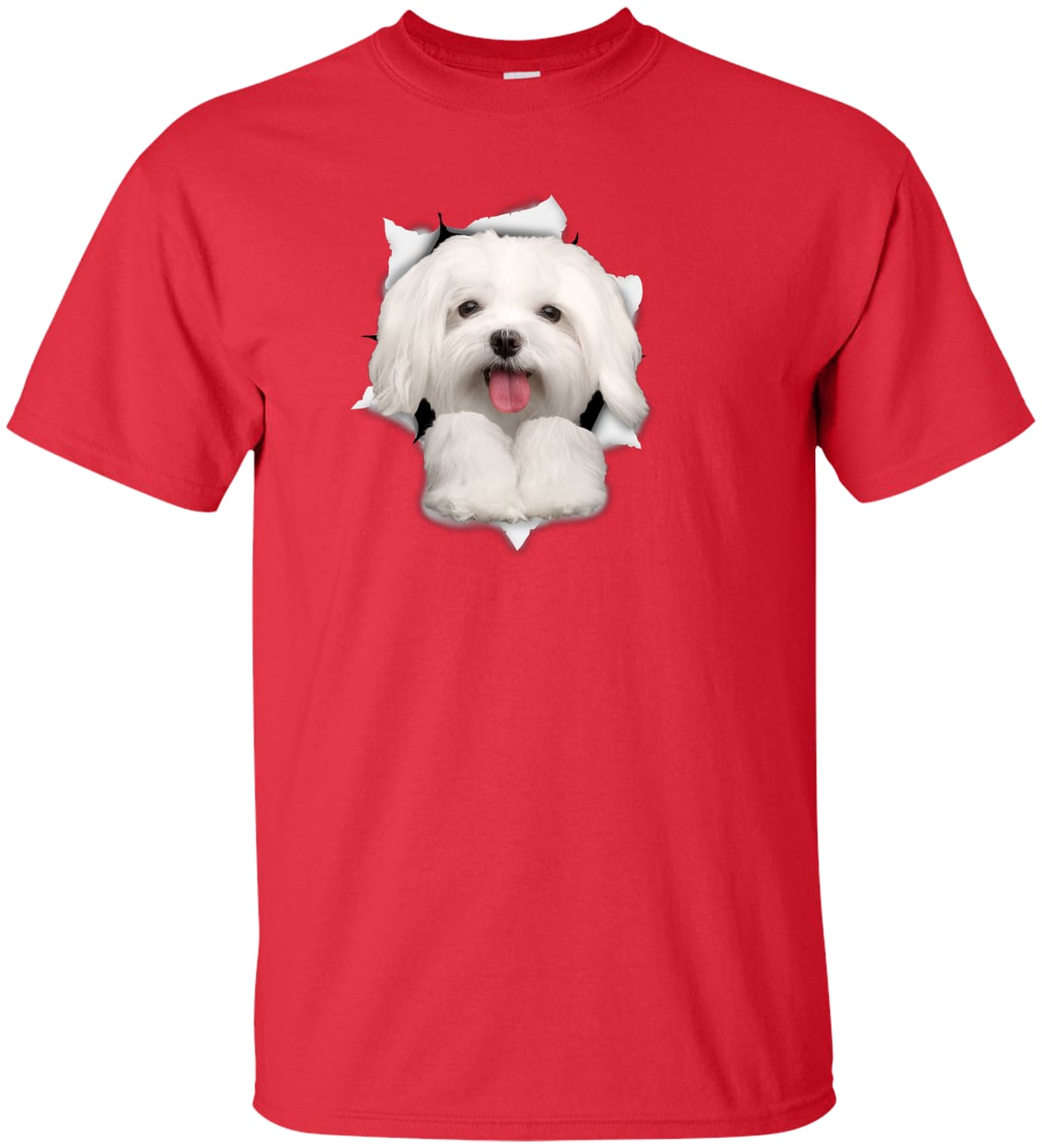 G200T Gildan Mens Tall Ultra Cotton Tee - Red