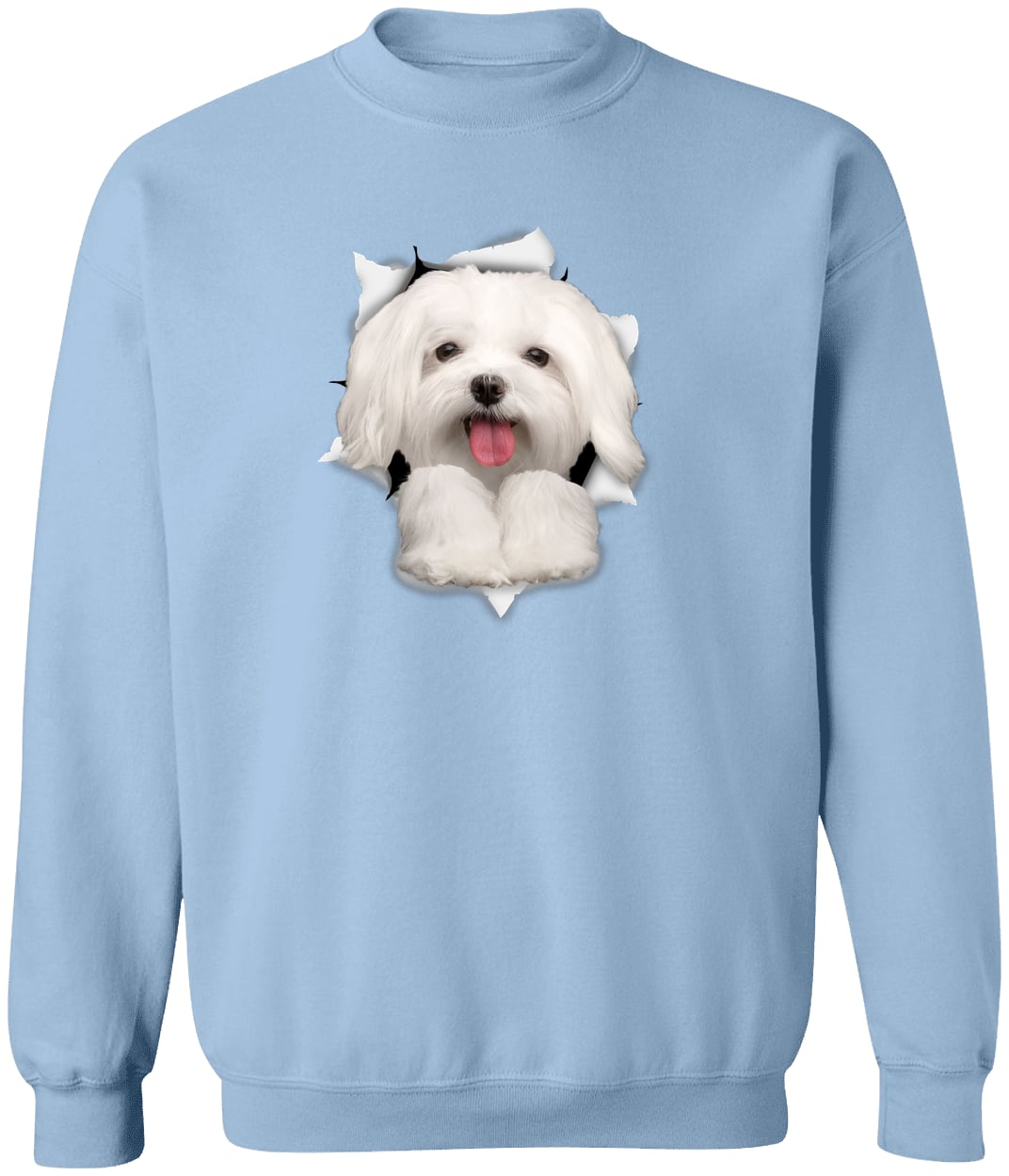 G180 Gildan Crewneck Pullover Sweatshirt - Light Blue