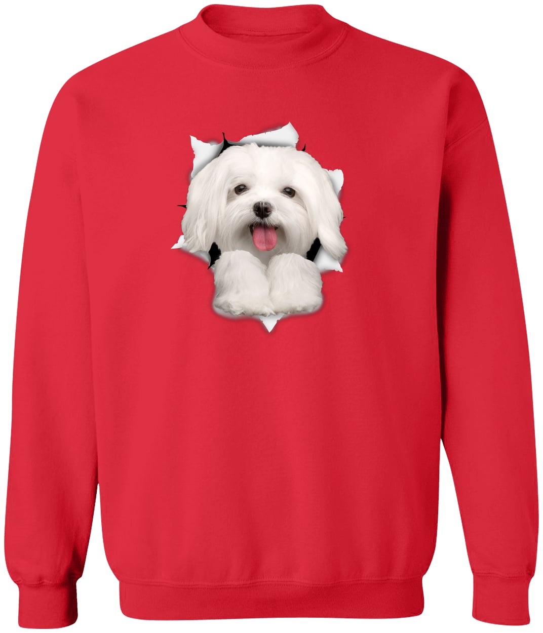 G180 Gildan Crewneck Pullover Sweatshirt - Red