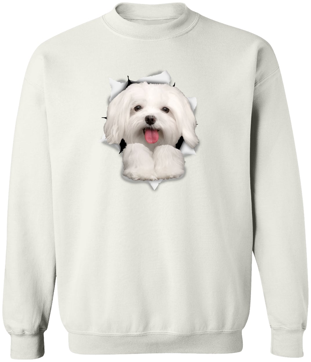 G180 Gildan Crewneck Pullover Sweatshirt - White