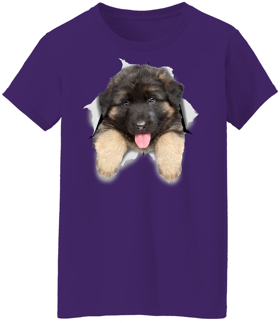 G500L Ladies' 5.3 oz. T-Shirt - Purple