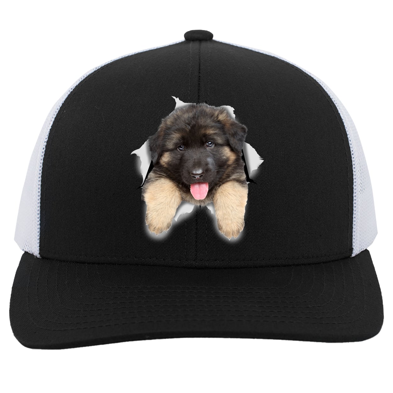104C Trucker Snap Back - Black/White