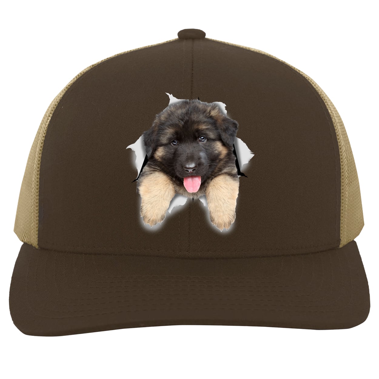 104C Trucker Snap Back - Brown/Khaki
