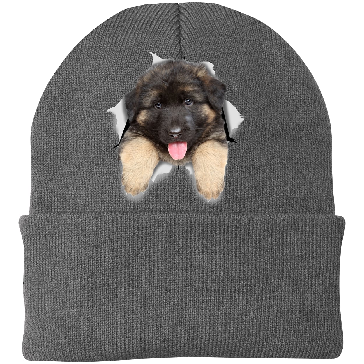 CP90 Port & Company Knit Beanie - Athletic Oxford