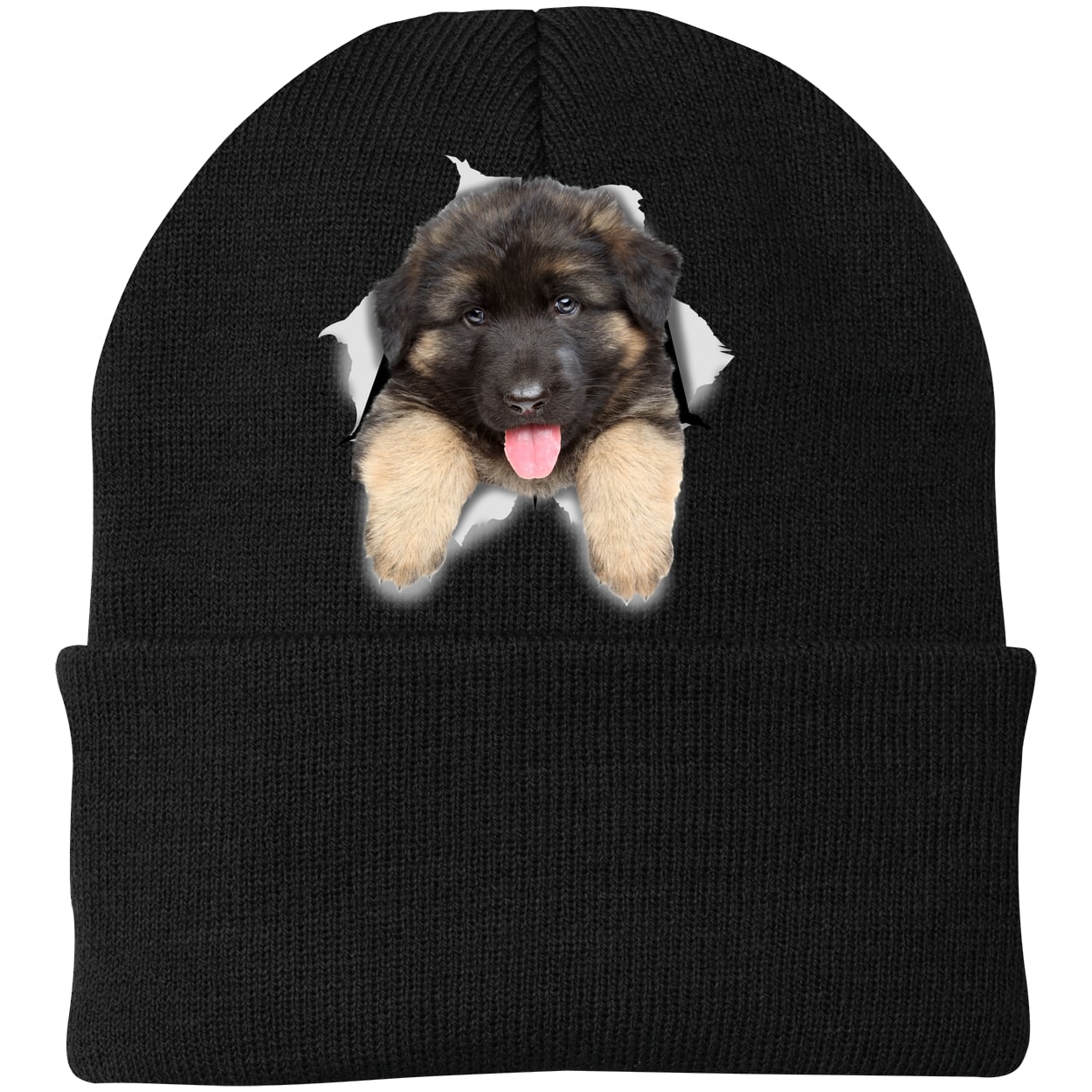 CP90 Port & Company Knit Beanie - Black