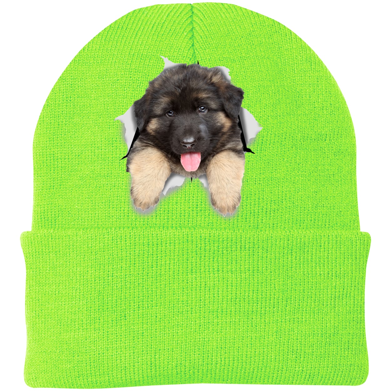 CP90 Port & Company Knit Beanie - Neon Green