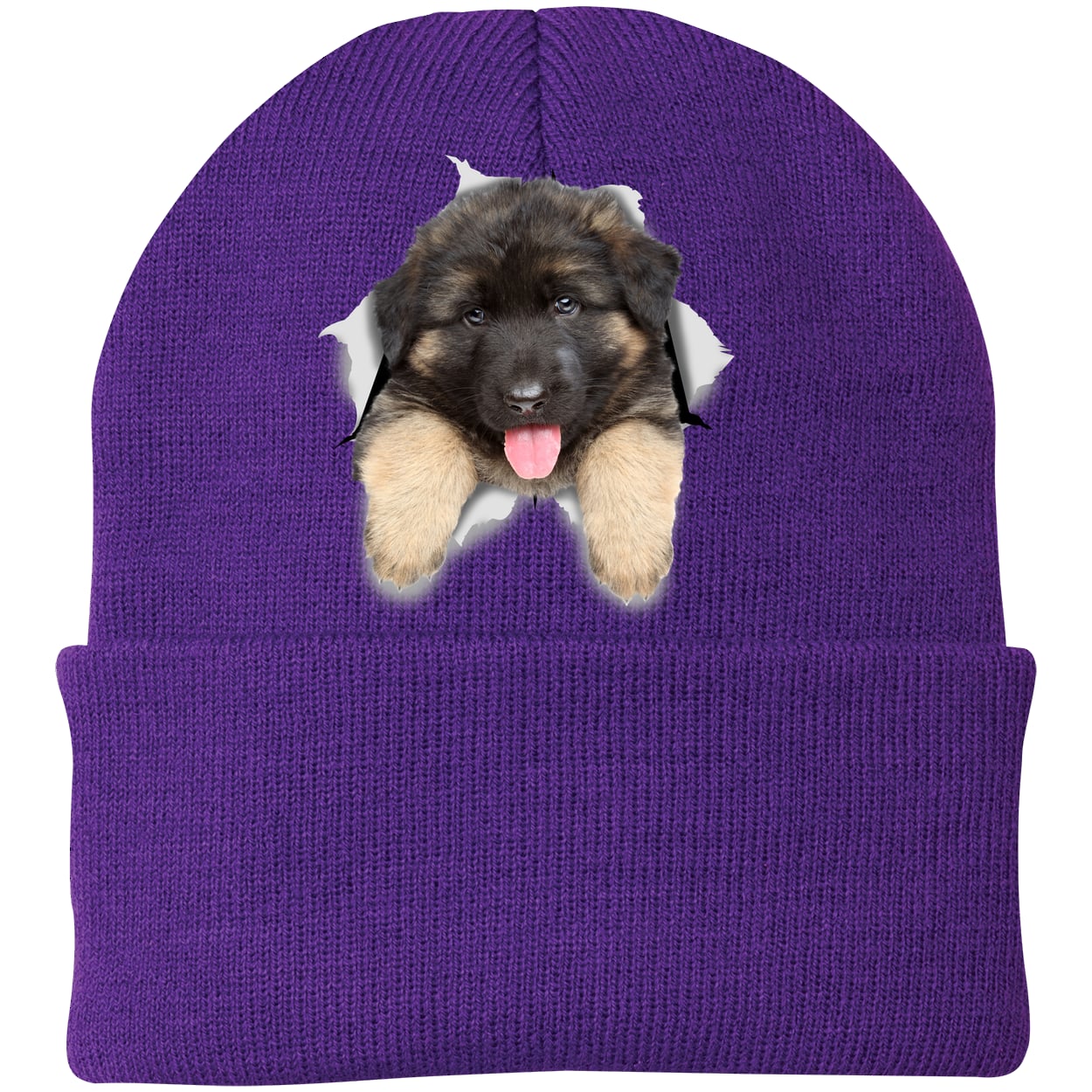 CP90 Port & Company Knit Beanie - Athletic Purple