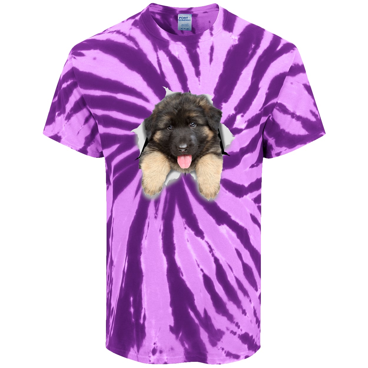 PC147 Port & Company Tie-Dye Tee - Purple
