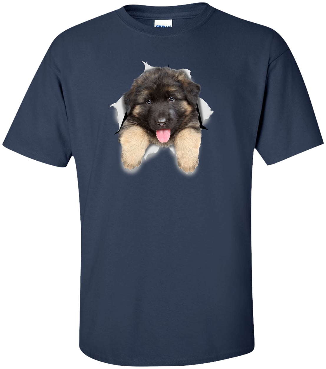 G200T Gildan Mens Tall Ultra Cotton Tee - Navy