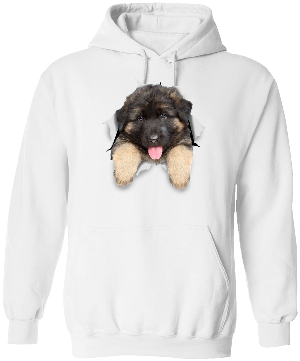 G185 Gildan Pullover Hoodie - White