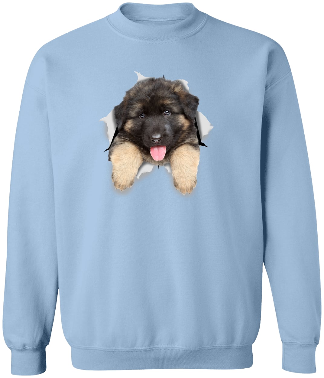 G180 Gildan Crewneck Pullover Sweatshirt - Light Blue