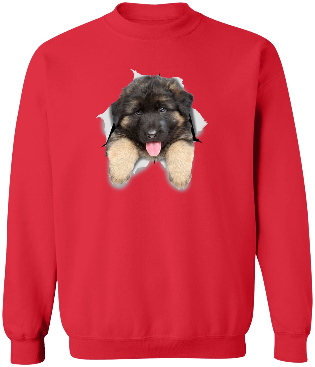 G180 Gildan Crewneck Pullover Sweatshirt - Red