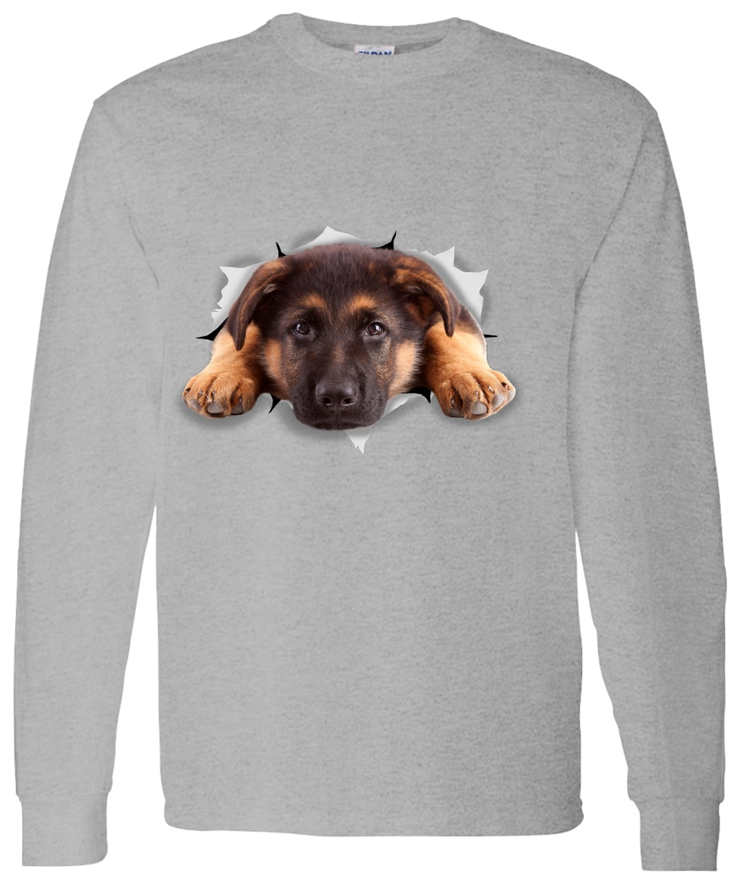 G540 LS T-Shirt 5.3 oz. - Sport Grey
