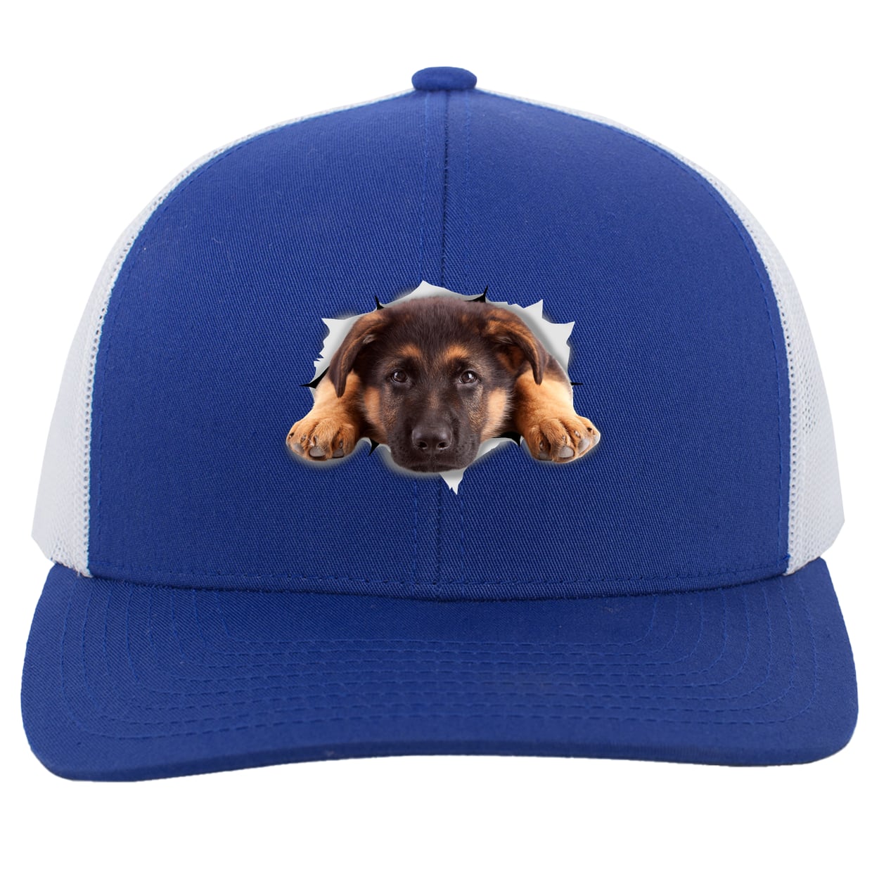104C Trucker Snap Back - Royal/White