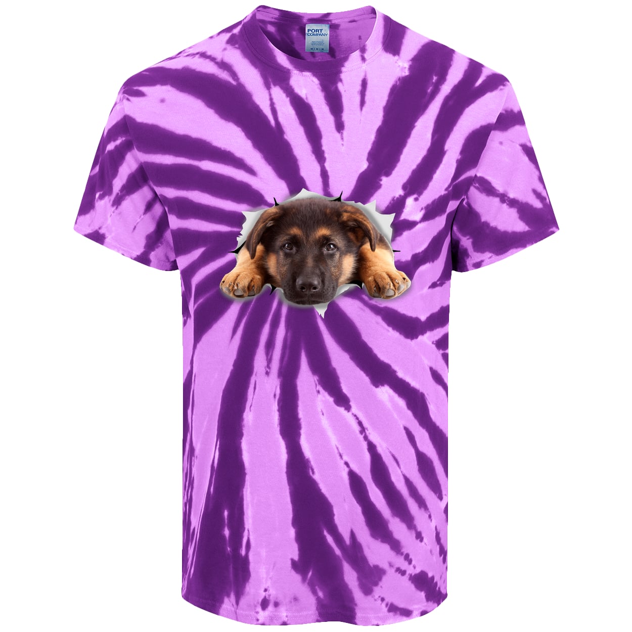 PC147 Port & Company Tie-Dye Tee - Purple
