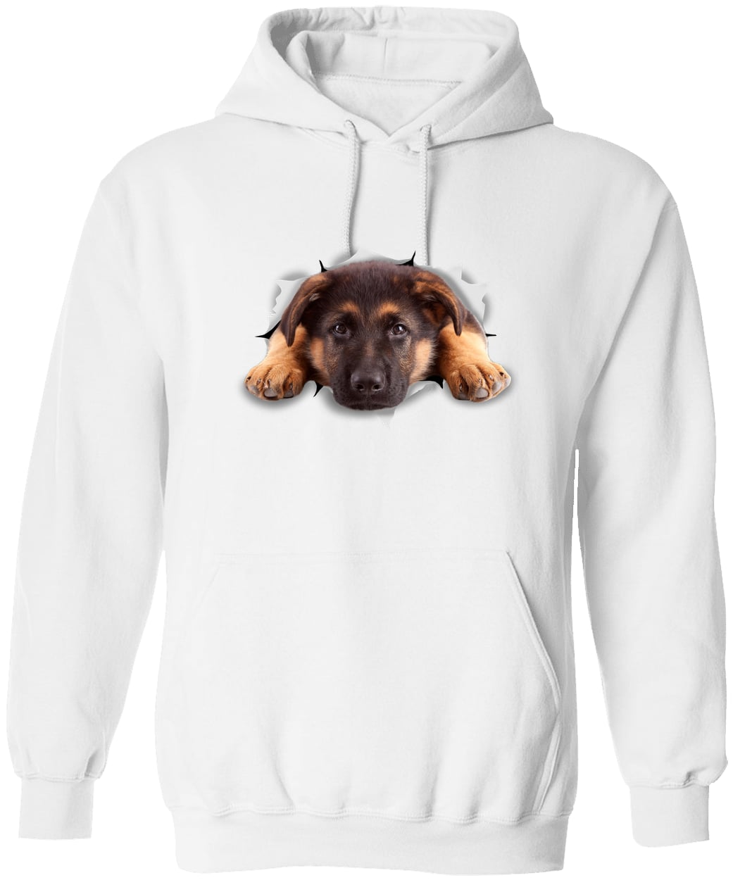 G185 Gildan Pullover Hoodie - White