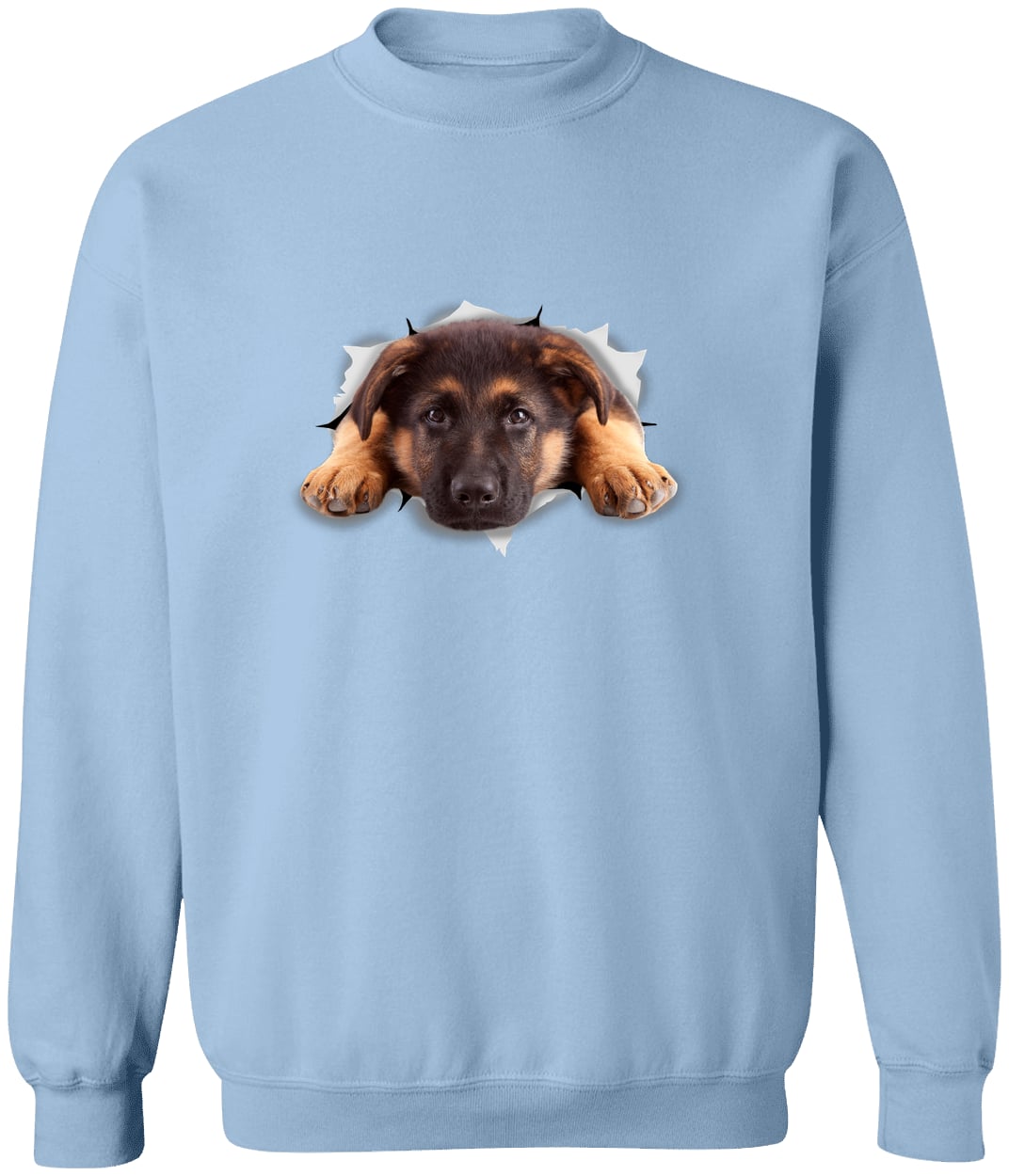 G180 Gildan Crewneck Pullover Sweatshirt - Light Blue