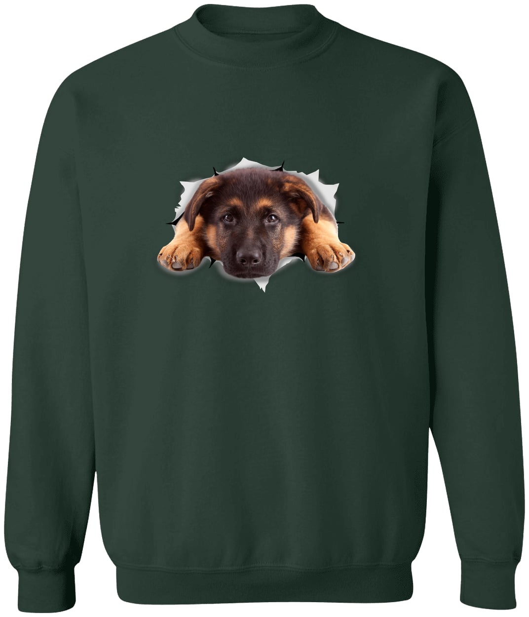 G180 Gildan Crewneck Pullover Sweatshirt - Forest Green