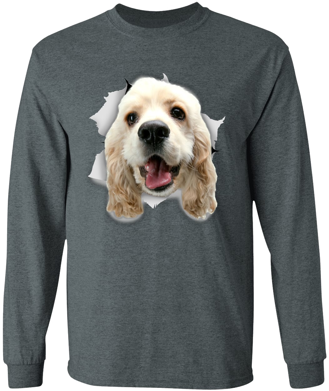 G540 LS T-Shirt 5.3 oz. - Dark Heather