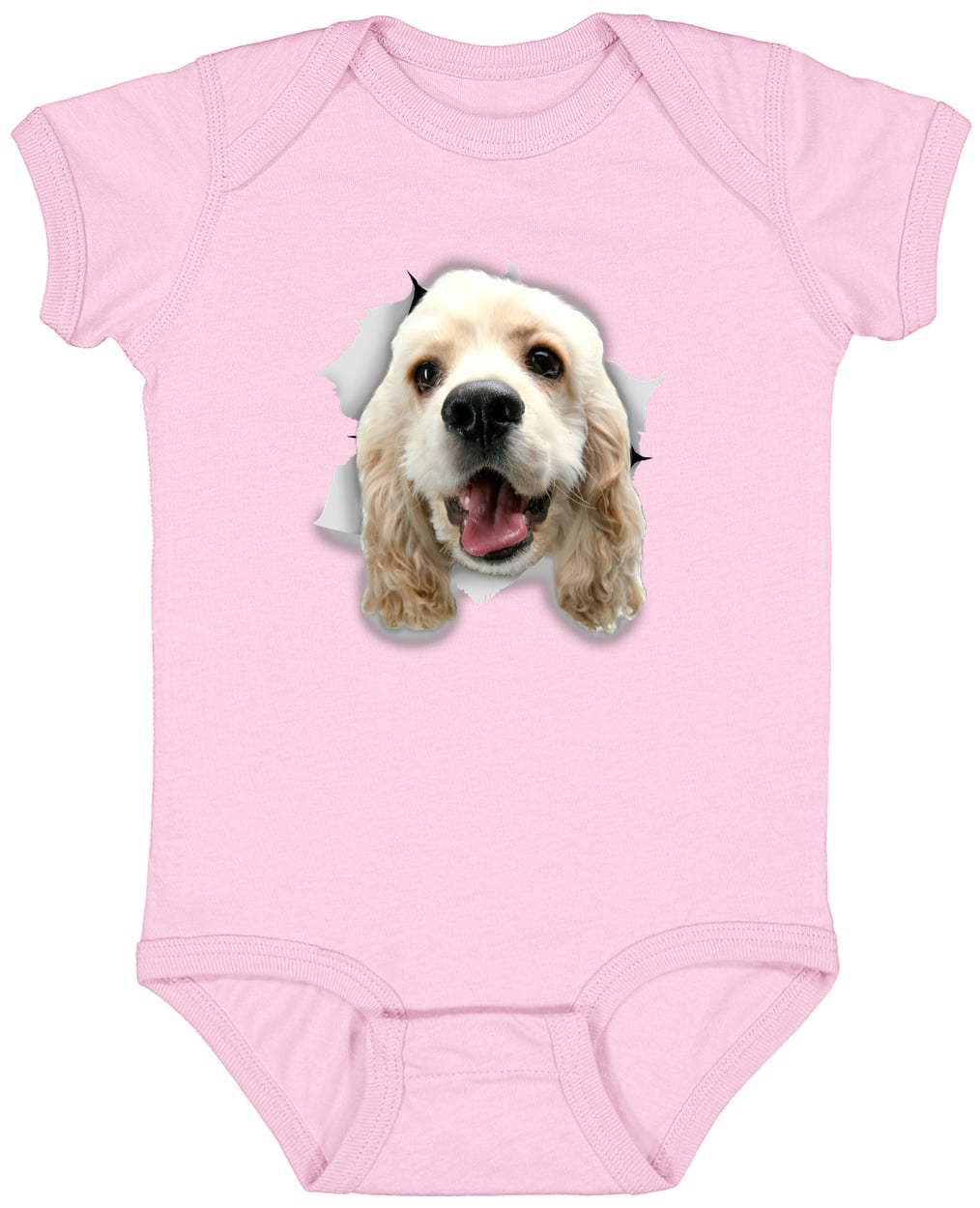 4424 Infant Fine Jersey Bodysuit - Pink