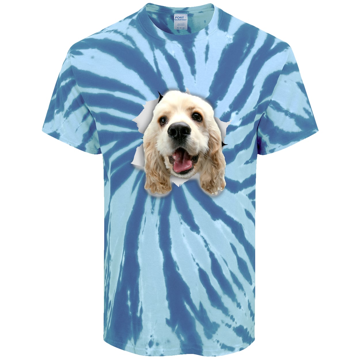 PC147 Port & Company Tie-Dye Tee - Royal