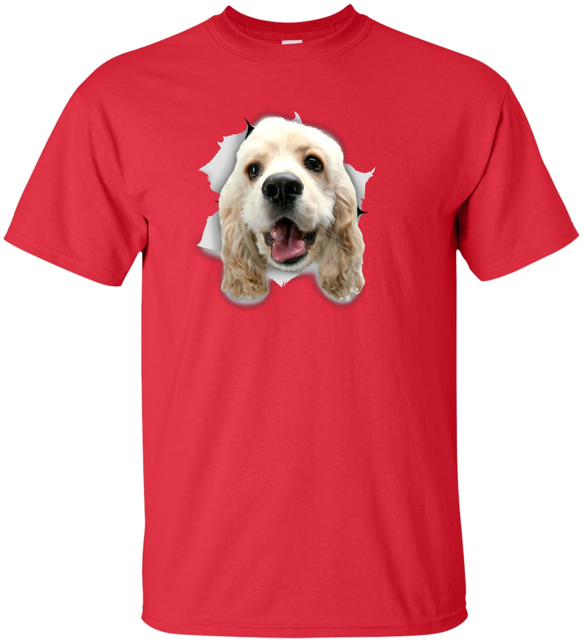 G200T Gildan Mens Tall Ultra Cotton Tee - Red