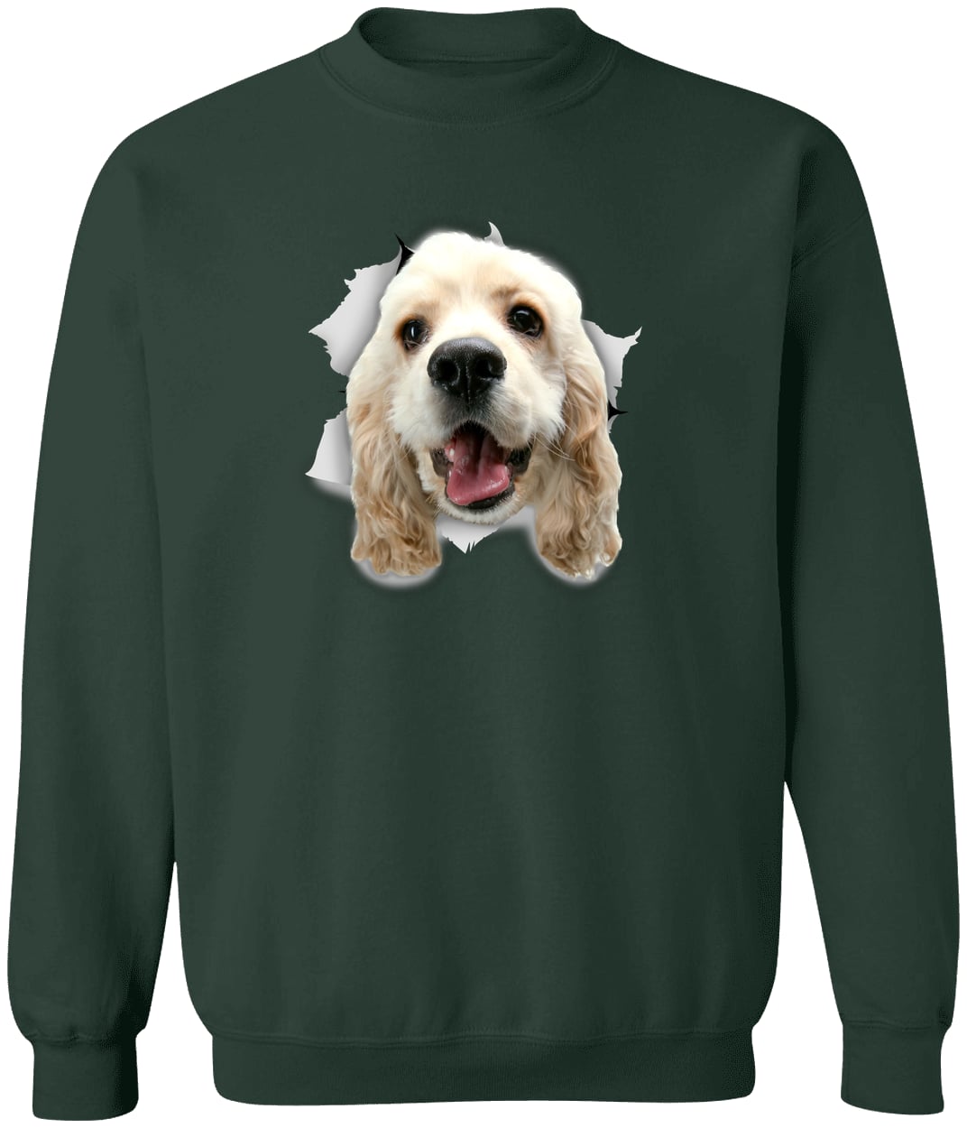 G180 Gildan Crewneck Pullover Sweatshirt - Forest Green