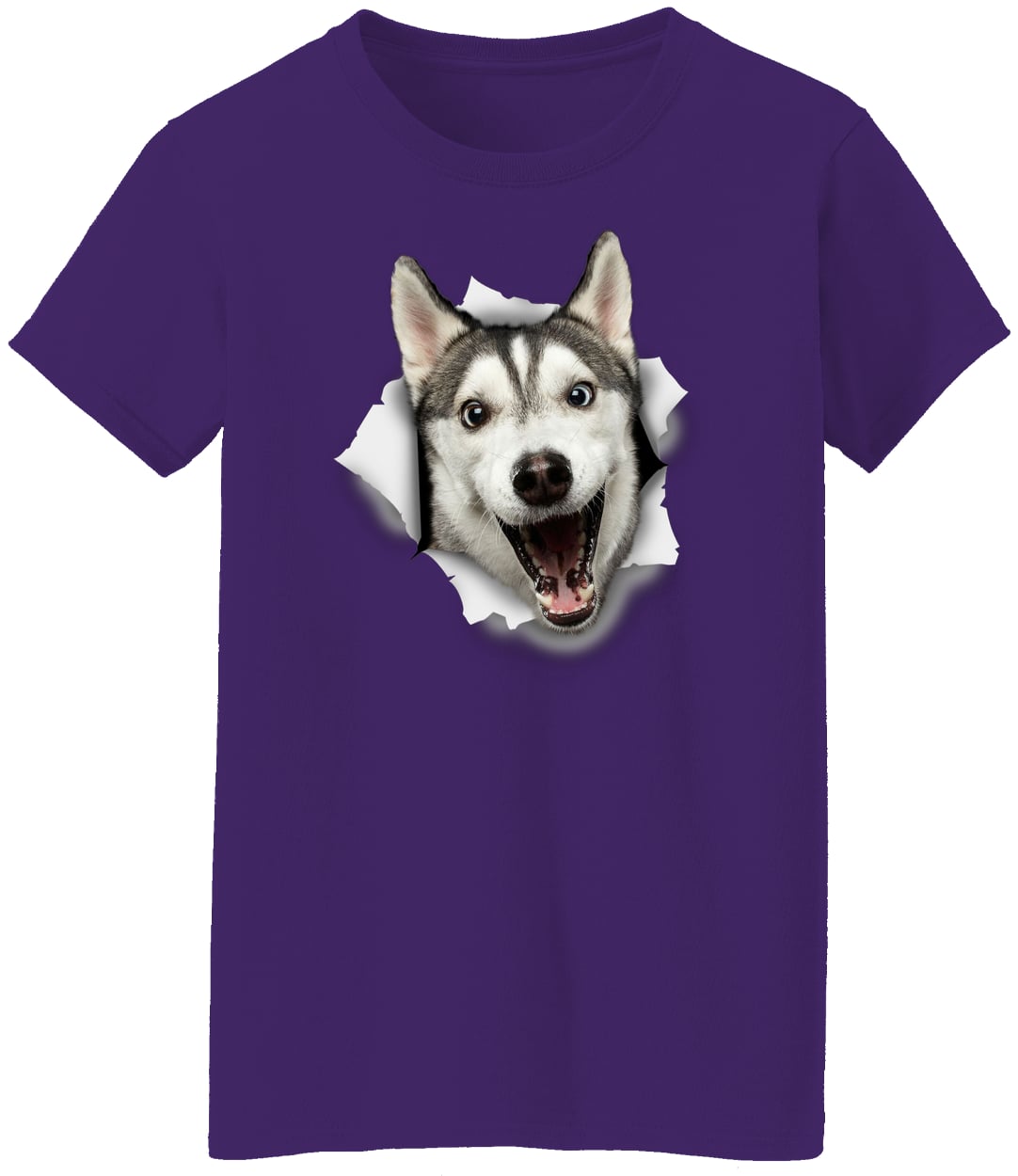 G500L Ladies' 5.3 oz. T-Shirt - Purple