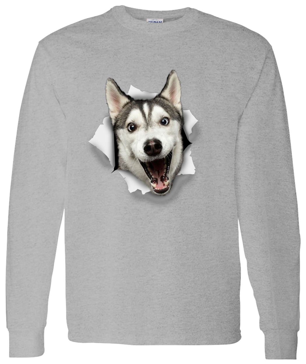 G540 LS T-Shirt 5.3 oz. - Sport Grey