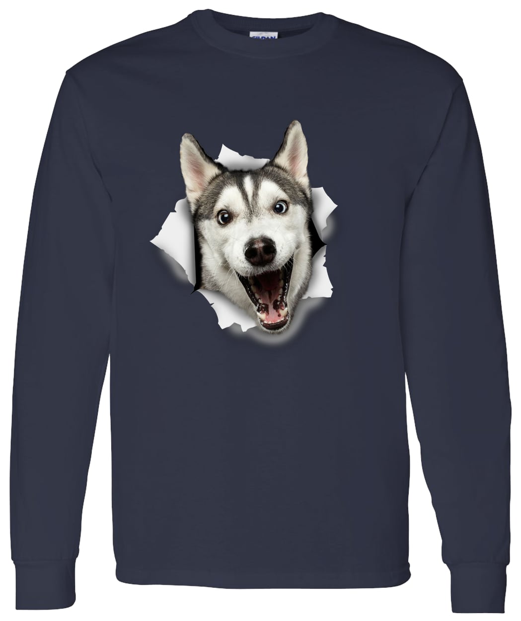 G540 LS T-Shirt 5.3 oz. - Navy
