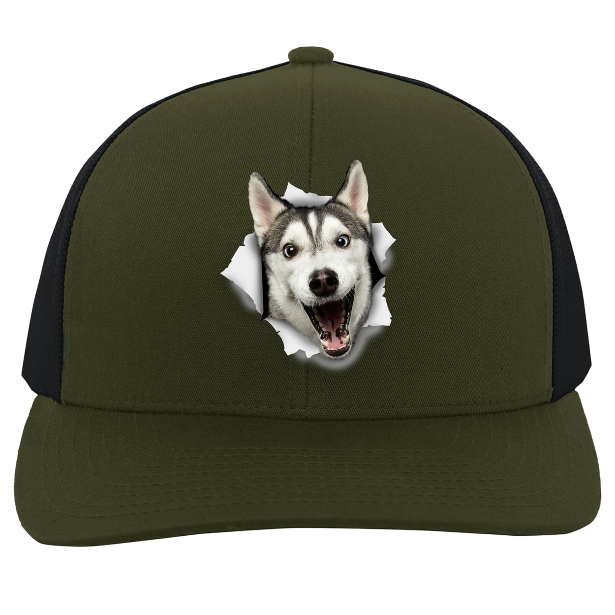 104C Trucker Snap Back - Moss/Charcoal