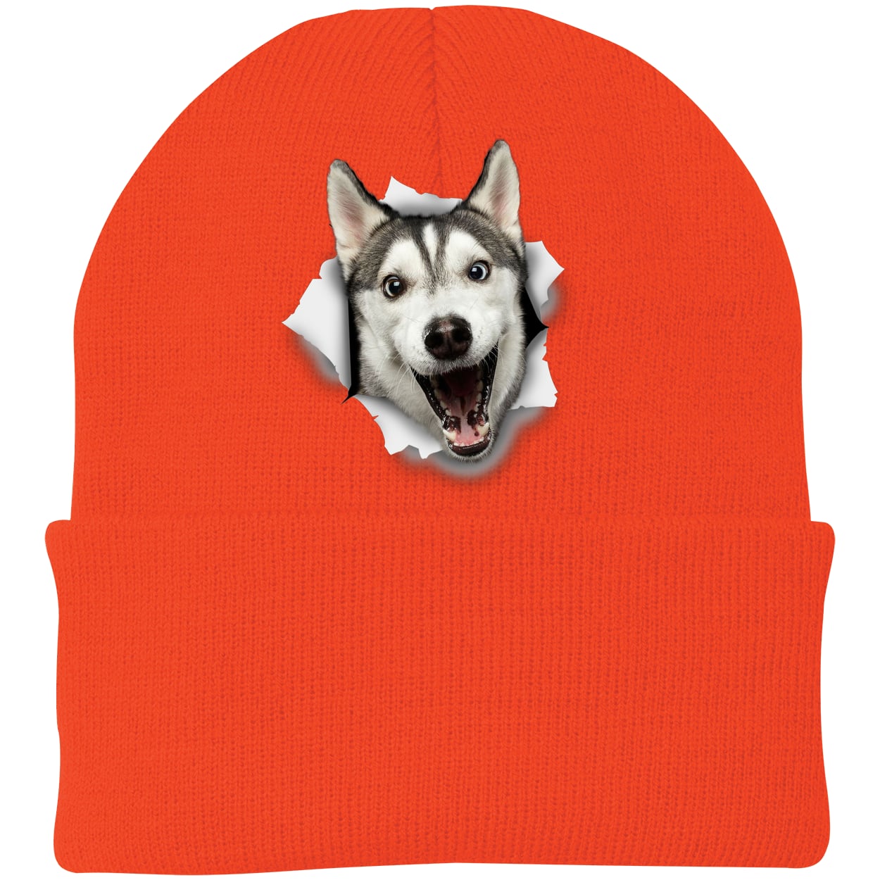 CP90 Port & Company Knit Beanie - Athletic Orange