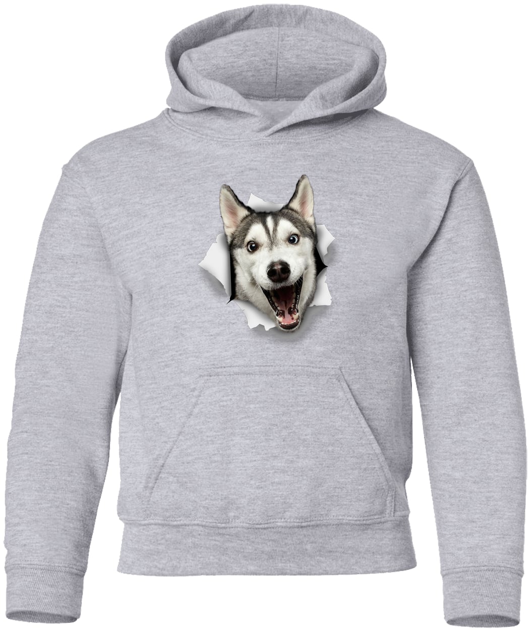 G185B Gildan Youth Pullover Hoodie - Sport Grey