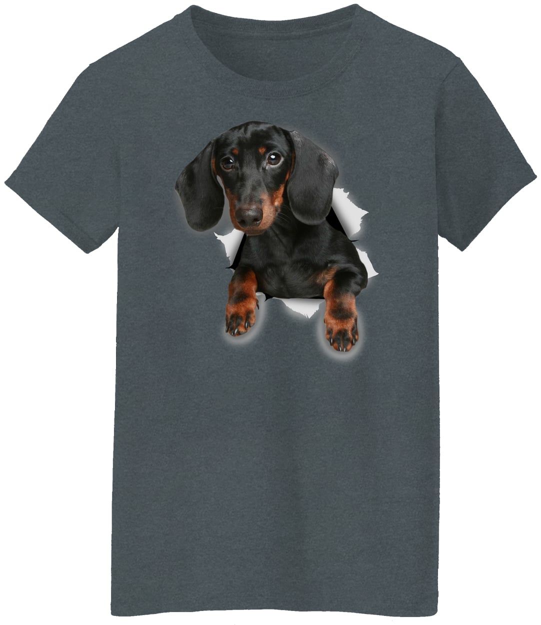 G500L Ladies' 5.3 oz. T-Shirt - Dark Heather