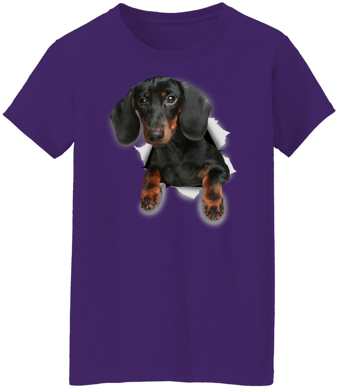 G500L Ladies' 5.3 oz. T-Shirt - Purple