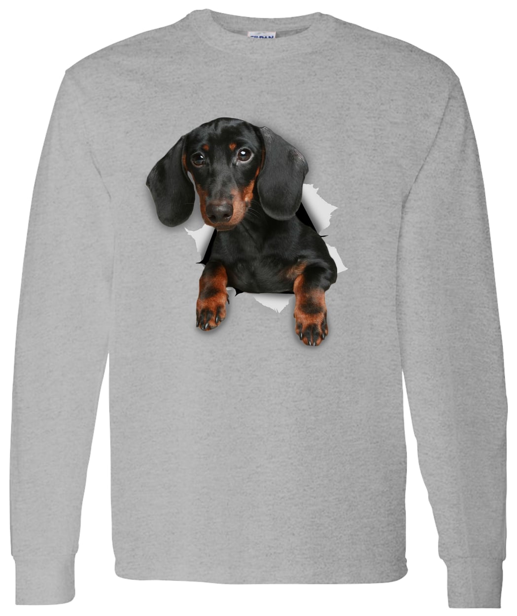 G540 LS T-Shirt 5.3 oz. - Sport Grey