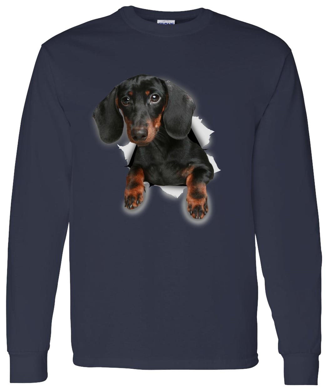 G540 LS T-Shirt 5.3 oz. - Navy