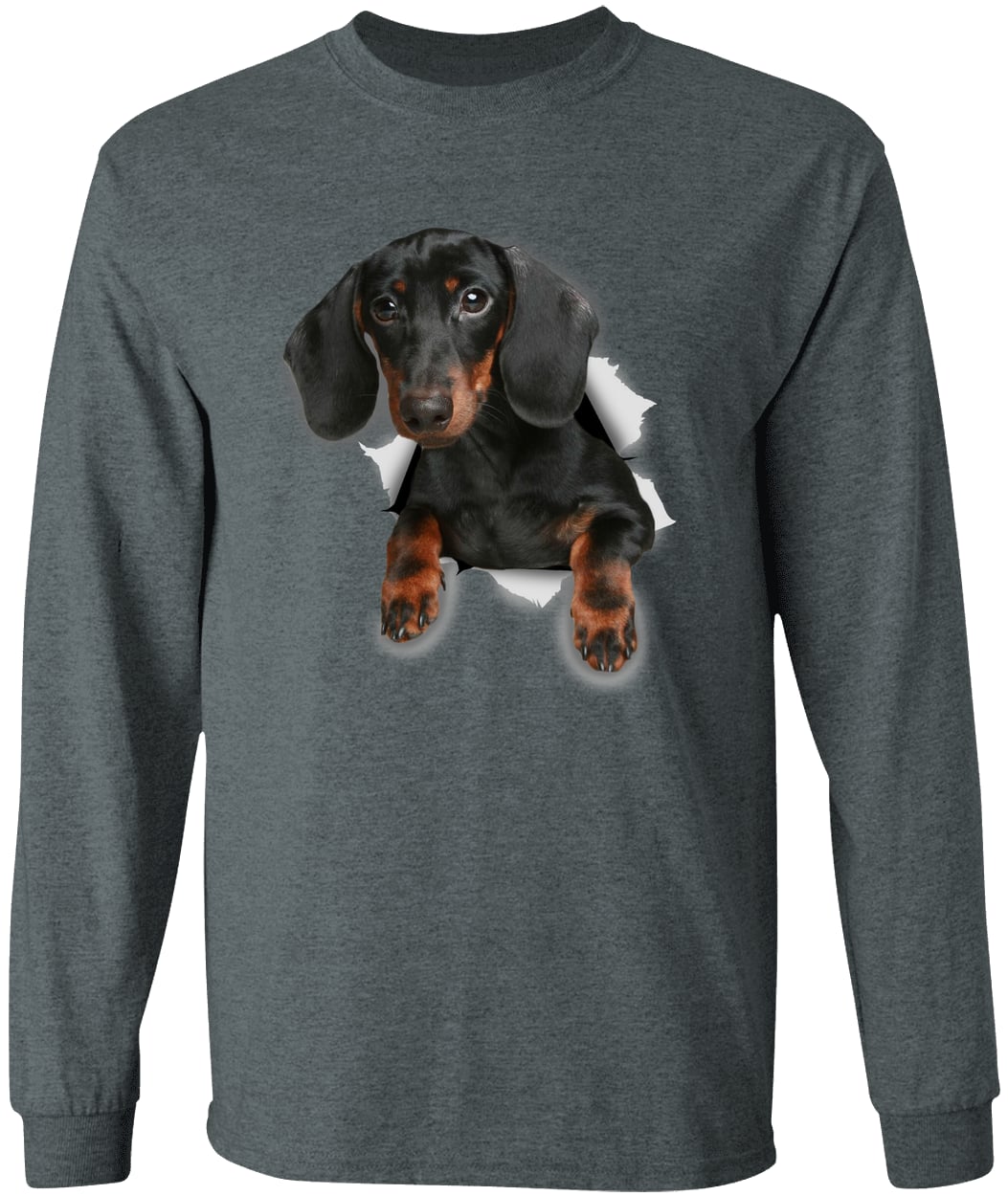 G540 LS T-Shirt 5.3 oz. - Dark Heather