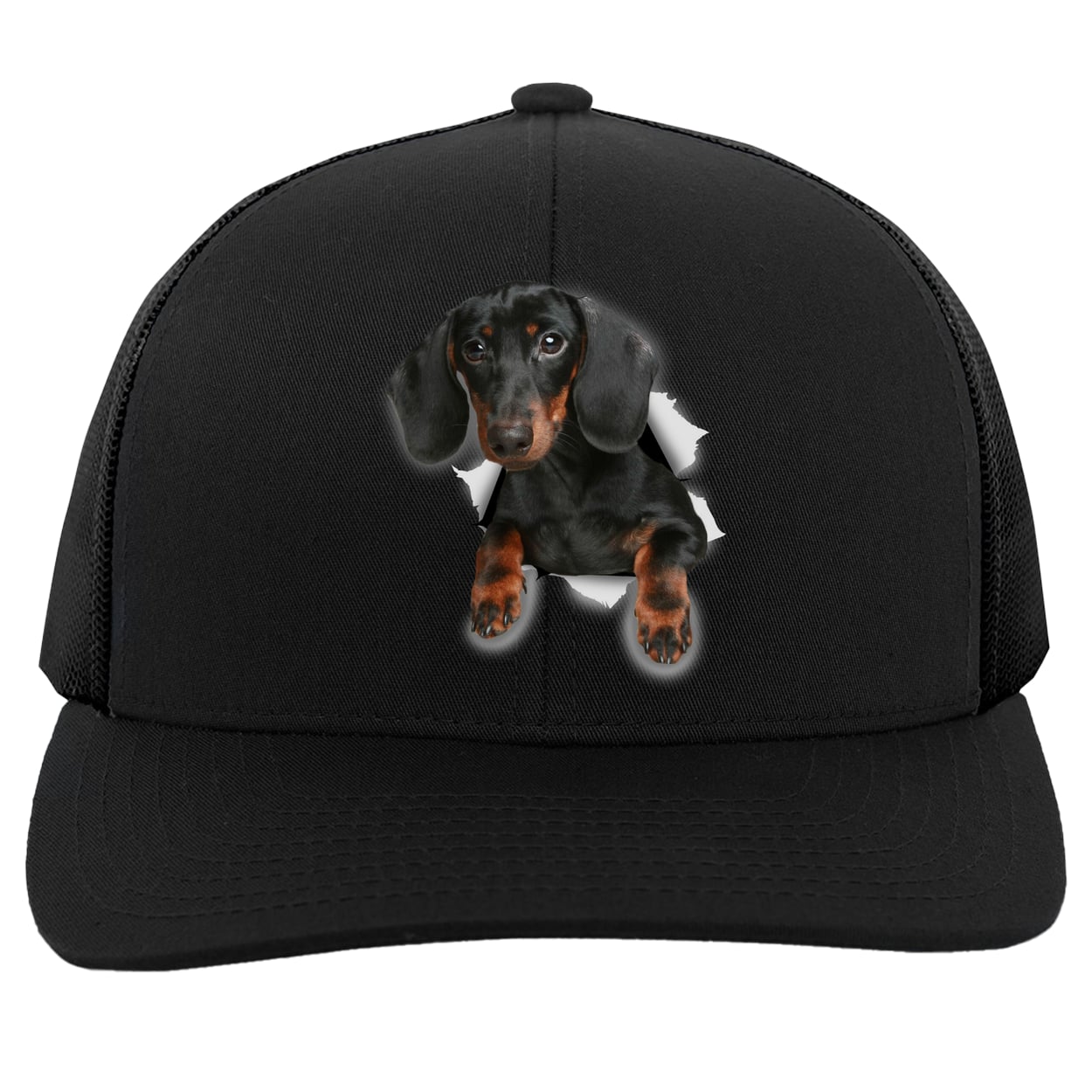 104C Trucker Snap Back - Black