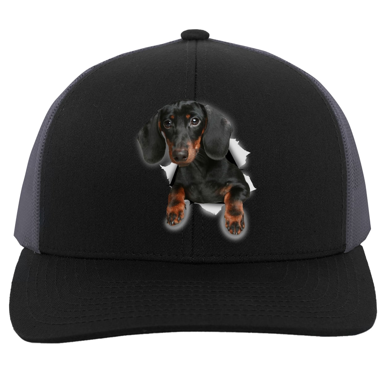 104C Trucker Snap Back - Black/Graphite