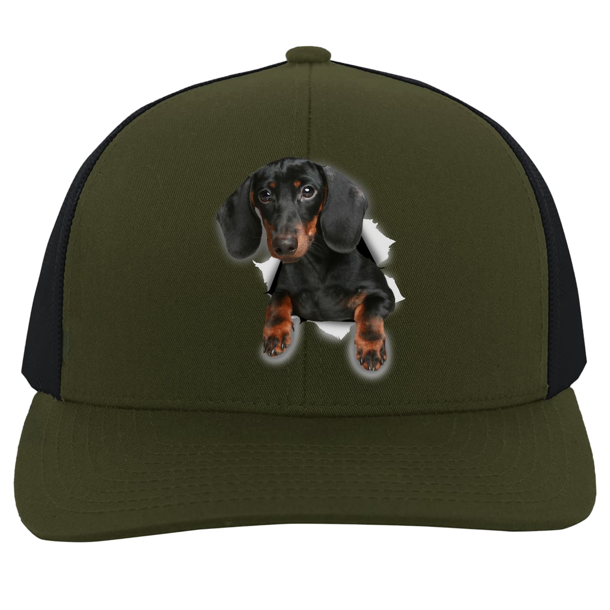 104C Trucker Snap Back - Moss/Charcoal